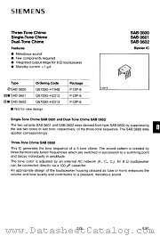 SAB0600 datasheet pdf Siemens