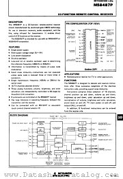 M58487P datasheet pdf Mitsubishi Electric Corporation