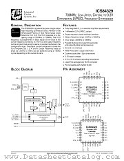 ICS84329AYT datasheet pdf Integrated Circuit Systems