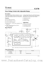 U217B-B datasheet pdf TEMIC