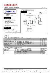 U6SBA20 datasheet pdf Shindengen