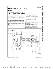 TP3069J datasheet pdf National Semiconductor
