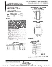 SN54165J datasheet pdf Texas Instruments