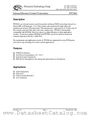 PT2560-003 datasheet pdf Princeton Technology Corporation