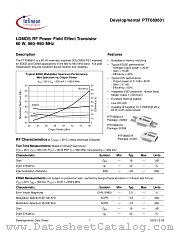 PTF080601 datasheet pdf Infineon