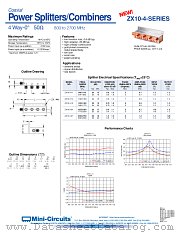 ZX10-4-SERIES datasheet pdf Mini-Circuits