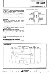 M51545P datasheet pdf Mitsubishi Electric Corporation