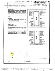 M51785P datasheet pdf Mitsubishi Electric Corporation