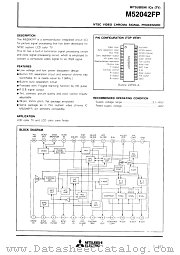 M52042 datasheet pdf Mitsubishi Electric Corporation