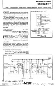 M5216FP datasheet pdf Mitsubishi Electric Corporation