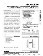 MAX1083BEUE datasheet pdf MAXIM - Dallas Semiconductor