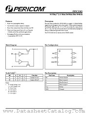 PI5C3303TEX datasheet pdf Pericom Technology