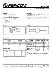 PI74ST1G08 datasheet pdf Pericom Technology