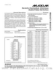 MAX4571EWI datasheet pdf MAXIM - Dallas Semiconductor