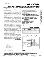 MAX6692MSA datasheet pdf MAXIM - Dallas Semiconductor