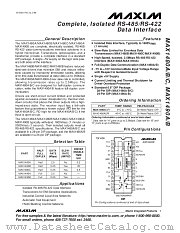 MAX1490BEPG datasheet pdf MAXIM - Dallas Semiconductor