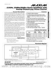 MAX2245EBL-T datasheet pdf MAXIM - Dallas Semiconductor