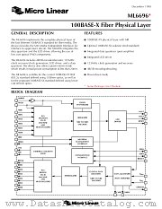 ML6696CH datasheet pdf Micro Linear