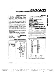 MM74C945N datasheet pdf MAXIM - Dallas Semiconductor