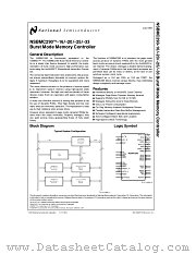 NSBMC290UP datasheet pdf National Semiconductor
