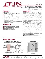 LTC1164-8CN datasheet pdf Linear Technology