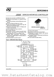 SERC816TR datasheet pdf ST Microelectronics