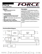 FT6116 datasheet pdf Force Technologies