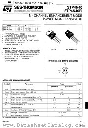 STP4N40 datasheet pdf ST Microelectronics