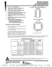 SNJ54LV07AFK datasheet pdf Texas Instruments