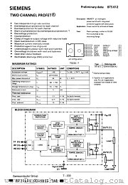 BTS612 datasheet pdf Infineon