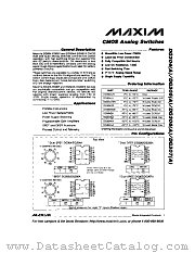 DG307CJ datasheet pdf MAXIM - Dallas Semiconductor