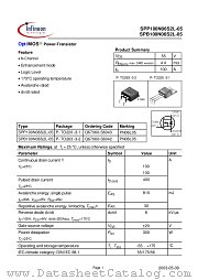 SPB100N06S2L-05 datasheet pdf Infineon