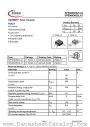 SPB80N06S2L-07 datasheet pdf Infineon