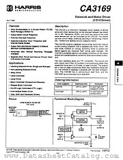 CA3169 datasheet pdf Harris Semiconductor
