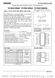 TC74HC109 datasheet pdf TOSHIBA