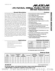 MAX3468CPA datasheet pdf MAXIM - Dallas Semiconductor