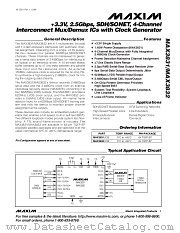 MAX3831UCB datasheet pdf MAXIM - Dallas Semiconductor