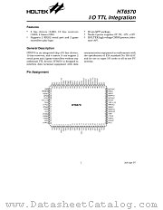HT6570 datasheet pdf Holtek Semiconductor