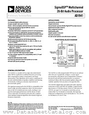 AD1941 datasheet pdf Analog Devices