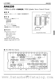 AN6350 datasheet pdf Matsushita Electric Works(Nais)