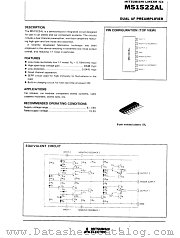 M51522AL datasheet pdf Mitsubishi Electric Corporation