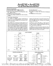 P8216 datasheet pdf Advanced Micro Devices