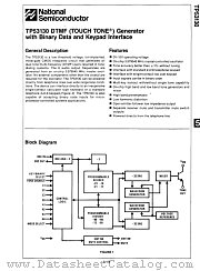 TP53130 datasheet pdf National Semiconductor