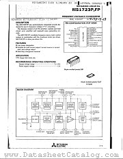 M51723 datasheet pdf Mitsubishi Electric Corporation