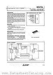 M5172L datasheet pdf Mitsubishi Electric Corporation