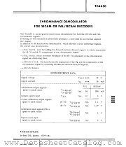 TCA650 datasheet pdf Philips