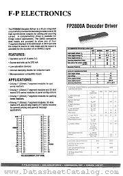 FP2800A datasheet pdf AZ Displays