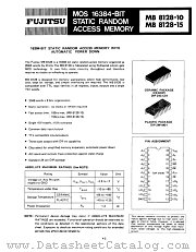 MB8128 datasheet pdf Fujitsu Microelectronics