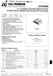 STE36N50 datasheet pdf ST Microelectronics