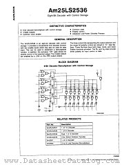 AM25LS2536 datasheet pdf Advanced Micro Devices